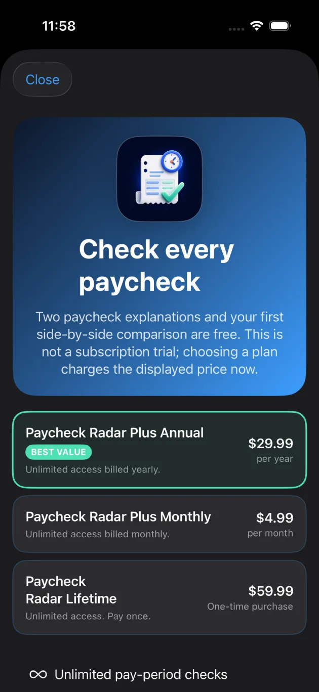 Premium feature overview
