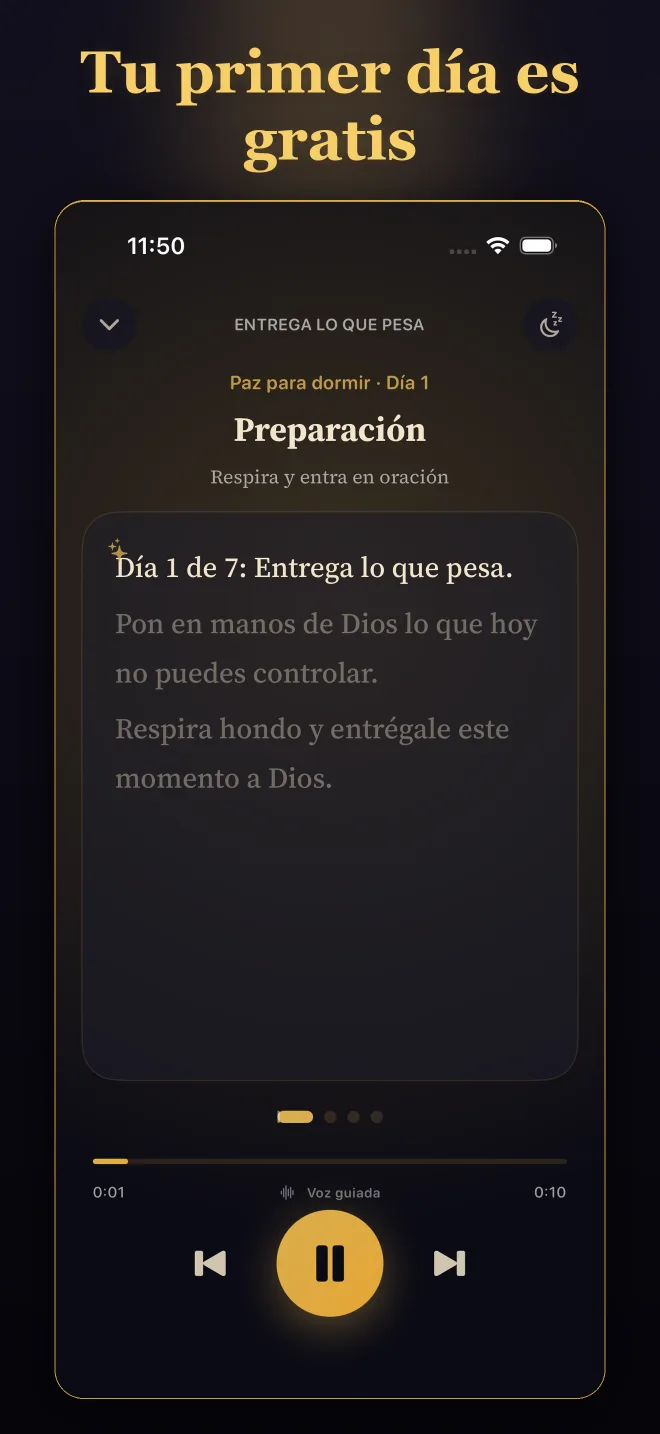 Oración guiada del primer día